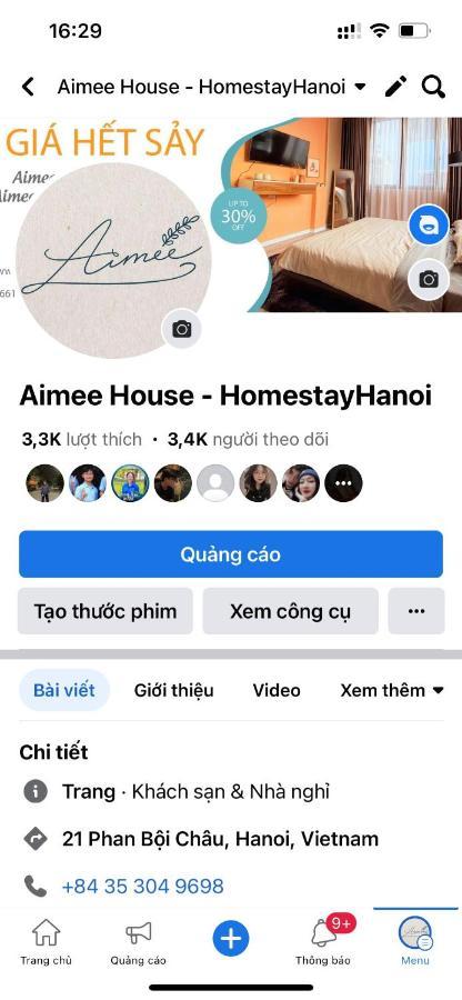 Aimee House - Phan Boi Chau Hanoi Esterno foto